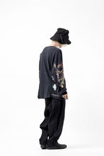 画像をギャラリービューアに読み込む, KLASICA SABRON CONSTRUCTED TROUSERS / LIGHT WEIGHT BLUR STRIPES (INK BLACK)