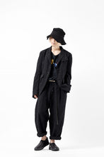 画像をギャラリービューアに読み込む, KLASICA SABRON CONSTRUCTED TROUSERS / LIGHT WEIGHT BLUR STRIPES (INK BLACK)