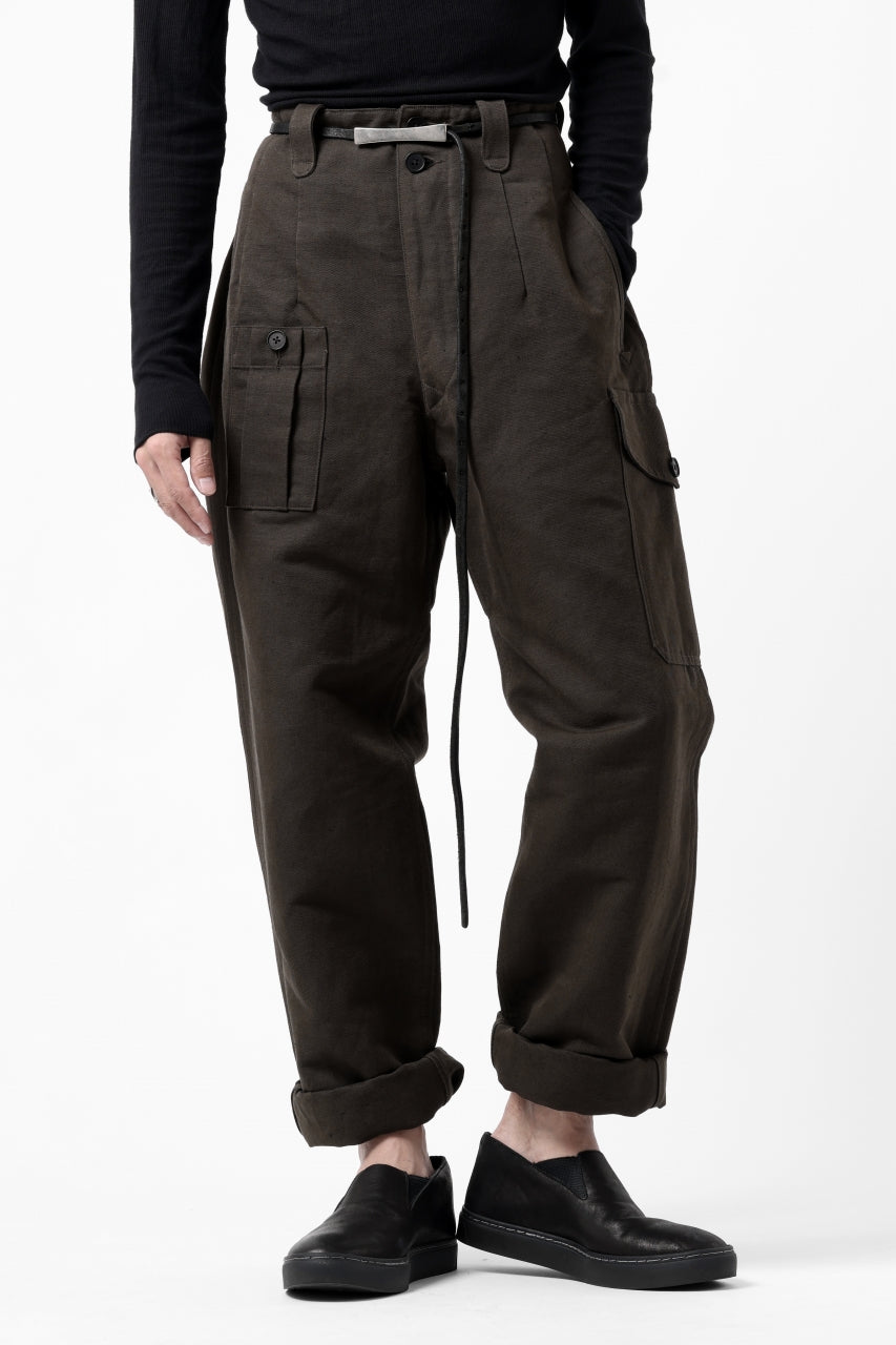 画像をギャラリービューアに読み込む, KLASICA 1960 BRITISH MIL TROUSERS / TRI UNION HIGH DENSITY GABADINE (MILITARY)