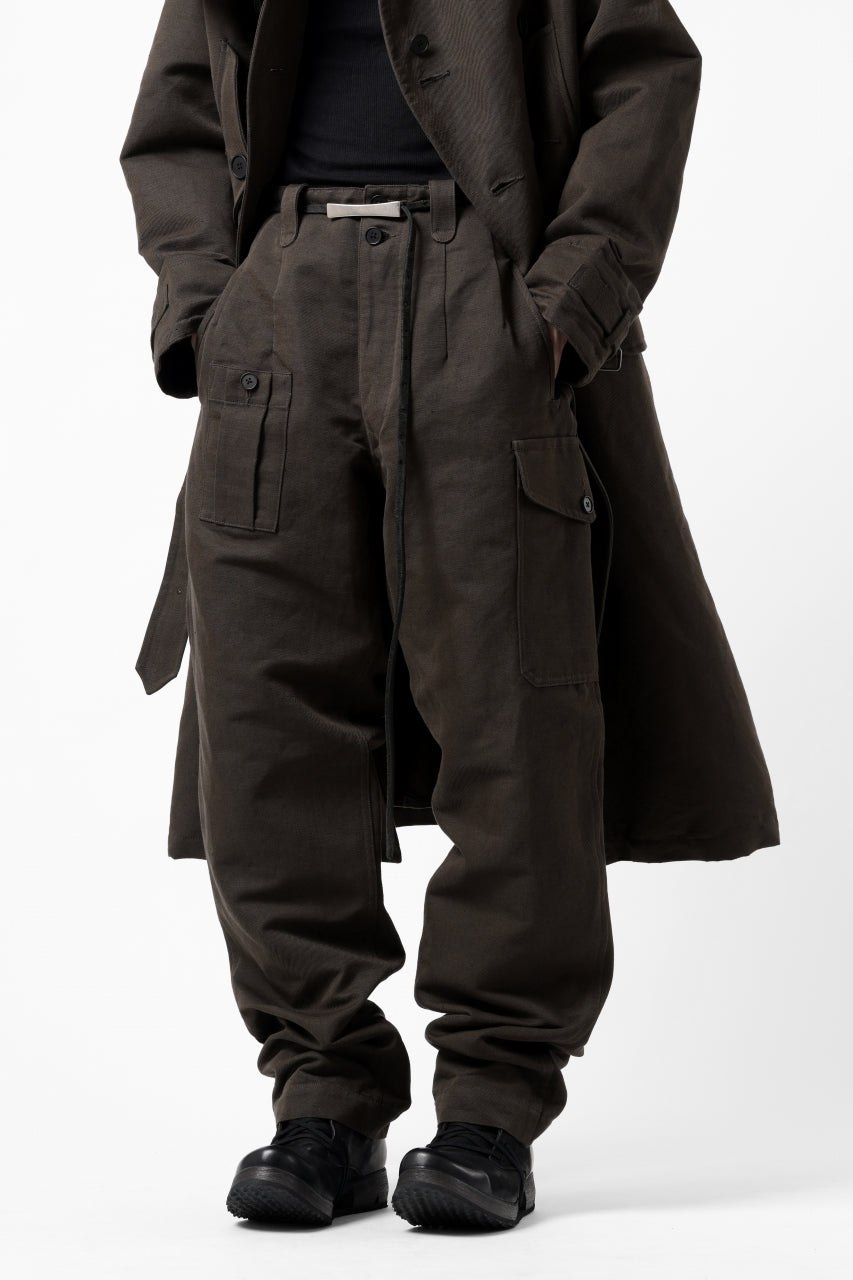 画像をギャラリービューアに読み込む, KLASICA 1960 BRITISH MIL TROUSERS / TRI UNION HIGH DENSITY GABADINE (MILITARY)