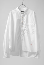 画像をギャラリービューアに読み込む, KLASICA SH-040 OVERSIZED SHORT PULLOVER SHIRT / THOMAS MASON'S 120/2 POPLIN (WHITE)