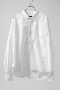 画像をギャラリービューアに読み込む, KLASICA SH-040 OVERSIZED SHORT PULLOVER SHIRT / THOMAS MASON'S 120/2 POPLIN (WHITE)