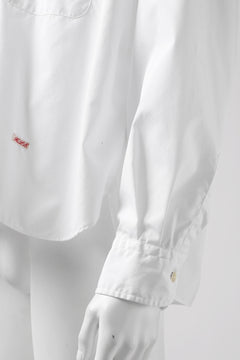 画像をギャラリービューアに読み込む, KLASICA SH-040 OVERSIZED SHORT PULLOVER SHIRT / THOMAS MASON'S 120/2 POPLIN (WHITE)