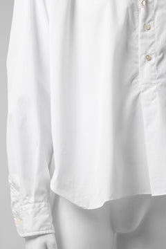 画像をギャラリービューアに読み込む, KLASICA SH-040 OVERSIZED SHORT PULLOVER SHIRT / THOMAS MASON'S 120/2 POPLIN (WHITE)