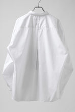 画像をギャラリービューアに読み込む, KLASICA SH-040 OVERSIZED SHORT PULLOVER SHIRT / THOMAS MASON'S 120/2 POPLIN (WHITE)