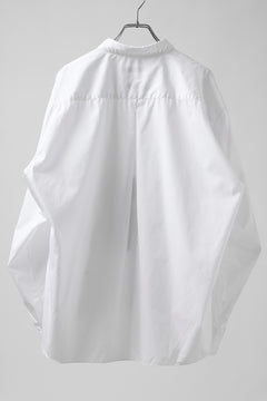 画像をギャラリービューアに読み込む, KLASICA SH-040 OVERSIZED SHORT PULLOVER SHIRT / THOMAS MASON'S 120/2 POPLIN (WHITE)