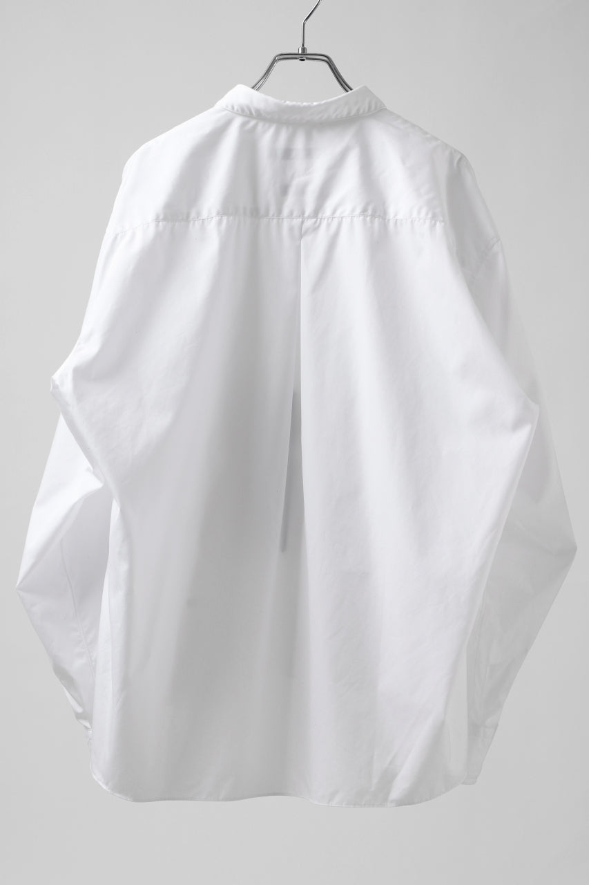 画像をギャラリービューアに読み込む, KLASICA SH-040 OVERSIZED SHORT PULLOVER SHIRT / THOMAS MASON'S 120/2 POPLIN (WHITE)