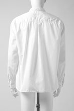画像をギャラリービューアに読み込む, KLASICA SH-040 OVERSIZED SHORT PULLOVER SHIRT / THOMAS MASON'S 120/2 POPLIN (WHITE)