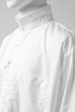 画像をギャラリービューアに読み込む, KLASICA SH-040 OVERSIZED SHORT PULLOVER SHIRT / THOMAS MASON'S 120/2 POPLIN (WHITE)