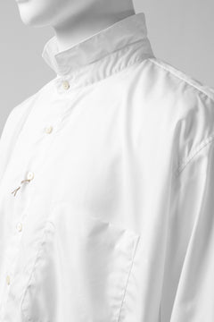 画像をギャラリービューアに読み込む, KLASICA SH-040 OVERSIZED SHORT PULLOVER SHIRT / THOMAS MASON'S 120/2 POPLIN (WHITE)