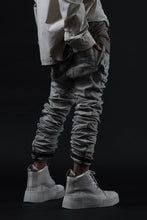 画像をギャラリービューアに読み込む, BORIS BIDJAN SABERI TIGHT FIT PANTS / ACID DYED & BODY MOLDED "P13.TF-F1603K" (PUNK GREY)