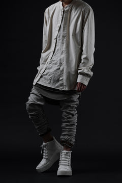 画像をギャラリービューアに読み込む, BORIS BIDJAN SABERI TIGHT FIT PANTS / ACID DYED & BODY MOLDED "P13.TF-F1603K" (PUNK GREY)