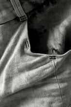 画像をギャラリービューアに読み込む, BORIS BIDJAN SABERI TIGHT FIT PANTS / ACID DYED & BODY MOLDED "P13.TF-F1603K" (PUNK GREY)