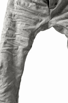 画像をギャラリービューアに読み込む, BORIS BIDJAN SABERI TIGHT FIT PANTS / ACID DYED & BODY MOLDED "P13.TF-F1603K" (PUNK GREY)
