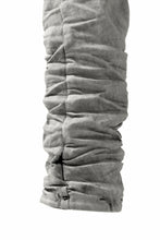 画像をギャラリービューアに読み込む, BORIS BIDJAN SABERI TIGHT FIT PANTS / ACID DYED & BODY MOLDED "P13.TF-F1603K" (PUNK GREY)