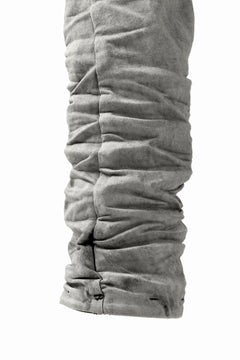 画像をギャラリービューアに読み込む, BORIS BIDJAN SABERI TIGHT FIT PANTS / ACID DYED & BODY MOLDED "P13.TF-F1603K" (PUNK GREY)