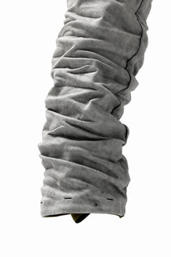 画像をギャラリービューアに読み込む, BORIS BIDJAN SABERI TIGHT FIT PANTS / ACID DYED & BODY MOLDED "P13.TF-F1603K" (PUNK GREY)