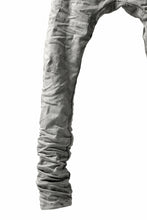 画像をギャラリービューアに読み込む, BORIS BIDJAN SABERI TIGHT FIT PANTS / ACID DYED & BODY MOLDED "P13.TF-F1603K" (PUNK GREY)