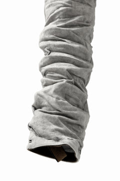 画像をギャラリービューアに読み込む, BORIS BIDJAN SABERI TIGHT FIT PANTS / ACID DYED & BODY MOLDED "P13.TF-F1603K" (PUNK GREY)