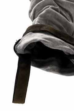 画像をギャラリービューアに読み込む, BORIS BIDJAN SABERI TIGHT FIT PANTS / ACID DYED & BODY MOLDED "P13.TF-F1603K" (PUNK GREY)