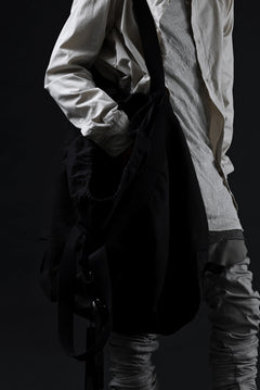 画像をギャラリービューアに読み込む, BORIS BIDJAN SABERI 2WAY TOTE BAG / OBJECT DYED RAMIE "TOTE BAG 2-FBT10004" (BLACK)