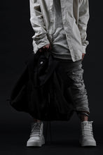 画像をギャラリービューアに読み込む, BORIS BIDJAN SABERI 2WAY TOTE BAG / OBJECT DYED RAMIE "TOTE BAG 2-FBT10004" (BLACK)