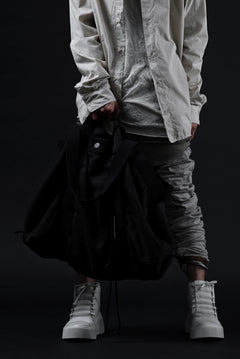 画像をギャラリービューアに読み込む, BORIS BIDJAN SABERI 2WAY TOTE BAG / OBJECT DYED RAMIE "TOTE BAG 2-FBT10004" (BLACK)