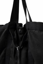 画像をギャラリービューアに読み込む, BORIS BIDJAN SABERI 2WAY TOTE BAG / OBJECT DYED RAMIE "TOTE BAG 2-FBT10004" (BLACK)