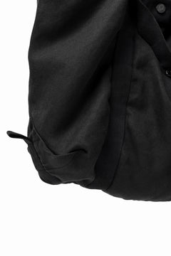画像をギャラリービューアに読み込む, BORIS BIDJAN SABERI 2WAY TOTE BAG / OBJECT DYED RAMIE "TOTE BAG 2-FBT10004" (BLACK)