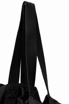 画像をギャラリービューアに読み込む, BORIS BIDJAN SABERI 2WAY TOTE BAG / OBJECT DYED RAMIE "TOTE BAG 2-FBT10004" (BLACK)