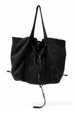 画像をギャラリービューアに読み込む, BORIS BIDJAN SABERI 2WAY TOTE BAG / OBJECT DYED RAMIE "TOTE BAG 2-FBT10004" (BLACK)