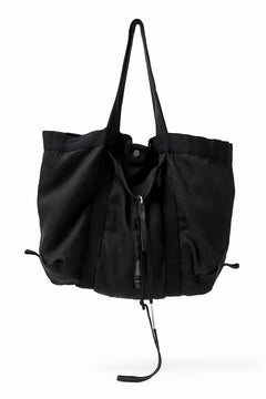 画像をギャラリービューアに読み込む, BORIS BIDJAN SABERI 2WAY TOTE BAG / OBJECT DYED RAMIE "TOTE BAG 2-FBT10004" (BLACK)