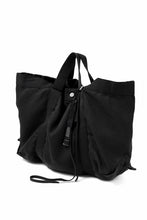 画像をギャラリービューアに読み込む, BORIS BIDJAN SABERI 2WAY TOTE BAG / OBJECT DYED RAMIE &quot;TOTE BAG 2-FBT10004&quot; (BLACK)