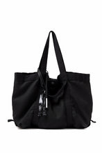 画像をギャラリービューアに読み込む, BORIS BIDJAN SABERI 2WAY TOTE BAG / OBJECT DYED RAMIE "TOTE BAG 2-FBT10004" (BLACK)