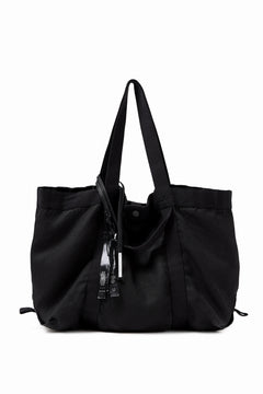 画像をギャラリービューアに読み込む, BORIS BIDJAN SABERI 2WAY TOTE BAG / OBJECT DYED RAMIE "TOTE BAG 2-FBT10004" (BLACK)