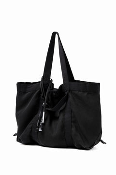 画像をギャラリービューアに読み込む, BORIS BIDJAN SABERI 2WAY TOTE BAG / OBJECT DYED RAMIE "TOTE BAG 2-FBT10004" (BLACK)