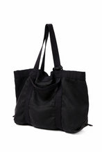 画像をギャラリービューアに読み込む, BORIS BIDJAN SABERI 2WAY TOTE BAG / OBJECT DYED RAMIE &quot;TOTE BAG 2-FBT10004&quot; (BLACK)