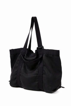 画像をギャラリービューアに読み込む, BORIS BIDJAN SABERI 2WAY TOTE BAG / OBJECT DYED RAMIE "TOTE BAG 2-FBT10004" (BLACK)