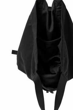 画像をギャラリービューアに読み込む, BORIS BIDJAN SABERI 2WAY TOTE BAG / OBJECT DYED RAMIE "TOTE BAG 2-FBT10004" (BLACK)