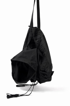 画像をギャラリービューアに読み込む, BORIS BIDJAN SABERI 2WAY TOTE BAG / OBJECT DYED RAMIE "TOTE BAG 2-FBT10004" (BLACK)