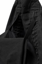 画像をギャラリービューアに読み込む, BORIS BIDJAN SABERI 2WAY TOTE BAG / OBJECT DYED RAMIE &quot;TOTE BAG 2-FBT10004&quot; (BLACK)