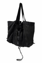 画像をギャラリービューアに読み込む, BORIS BIDJAN SABERI 2WAY TOTE BAG / OBJECT DYED RAMIE &quot;TOTE BAG 2-FBT10004&quot; (BLACK)