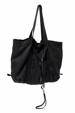 画像をギャラリービューアに読み込む, BORIS BIDJAN SABERI 2WAY TOTE BAG / OBJECT DYED RAMIE &quot;TOTE BAG 2-FBT10004&quot; (BLACK)