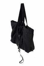 画像をギャラリービューアに読み込む, BORIS BIDJAN SABERI 2WAY TOTE BAG / OBJECT DYED RAMIE "TOTE BAG 2-FBT10004" (BLACK)