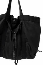 画像をギャラリービューアに読み込む, BORIS BIDJAN SABERI 2WAY TOTE BAG / OBJECT DYED RAMIE "TOTE BAG 2-FBT10004" (BLACK)