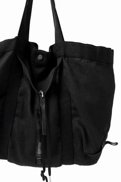 画像をギャラリービューアに読み込む, BORIS BIDJAN SABERI 2WAY TOTE BAG / OBJECT DYED RAMIE "TOTE BAG 2-FBT10004" (BLACK)