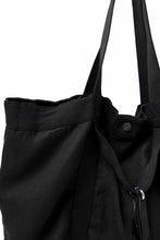 画像をギャラリービューアに読み込む, BORIS BIDJAN SABERI 2WAY TOTE BAG / OBJECT DYED RAMIE "TOTE BAG 2-FBT10004" (BLACK)