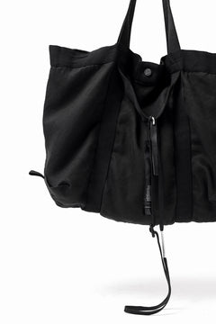 画像をギャラリービューアに読み込む, BORIS BIDJAN SABERI 2WAY TOTE BAG / OBJECT DYED RAMIE "TOTE BAG 2-FBT10004" (BLACK)