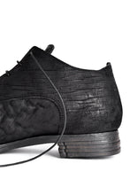 画像をギャラリービューアに読み込む, prtl x 4R4s exclusive Derby Shoes / CordovanSplit "No3-1M" (BLACK)