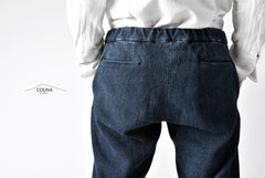 画像をギャラリービューアに読み込む, COLINA SASHIKO CURVED TROUSERS (INDIGO)